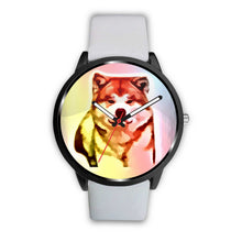 Load image into Gallery viewer, Akita Multicolor Art Print Wrist Watch-Free Shipping