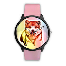 Load image into Gallery viewer, Akita Multicolor Art Print Wrist Watch-Free Shipping