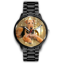 Load image into Gallery viewer, Airedale Terrier Dog Print Wrist Watch - Free Shipping