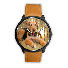 Load image into Gallery viewer, Airedale Terrier Dog Print Wrist Watch - Free Shipping