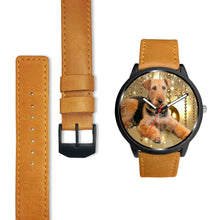 Load image into Gallery viewer, Airedale Terrier Dog Print Wrist Watch - Free Shipping