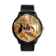 Load image into Gallery viewer, Airedale Terrier Dog Print Wrist Watch - Free Shipping