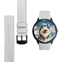 Load image into Gallery viewer, Alaskan Malamute Dog Print Wrist Watch - Free Shipping