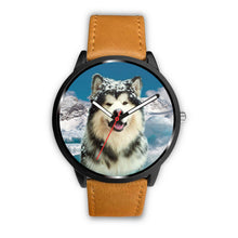 Load image into Gallery viewer, Alaskan Malamute Dog Print Wrist Watch - Free Shipping