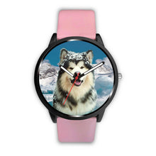 Load image into Gallery viewer, Alaskan Malamute Dog Print Wrist Watch - Free Shipping