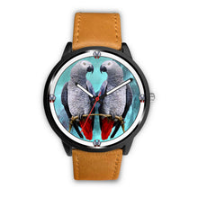 Load image into Gallery viewer, African Grey Parrot Print Wrist watch - Free Shipping