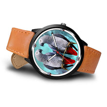 Load image into Gallery viewer, African Grey Parrot Print Wrist watch - Free Shipping