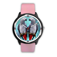 Load image into Gallery viewer, African Grey Parrot Print Wrist watch - Free Shipping