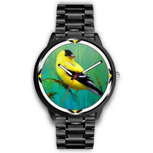 Load image into Gallery viewer, American Goldfinch Bird Print Wrist watch - Free Shipping
