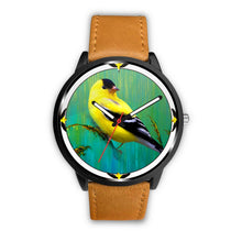 Load image into Gallery viewer, American Goldfinch Bird Print Wrist watch - Free Shipping