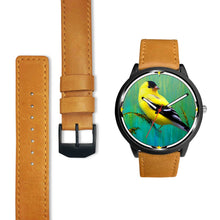 Load image into Gallery viewer, American Goldfinch Bird Print Wrist watch - Free Shipping
