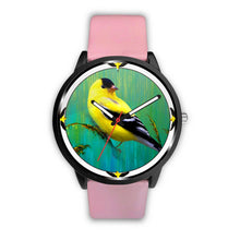 Load image into Gallery viewer, American Goldfinch Bird Print Wrist watch - Free Shipping