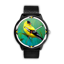 Load image into Gallery viewer, American Goldfinch Bird Print Wrist watch - Free Shipping