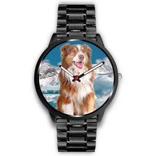 Load image into Gallery viewer, Australian Shepherd Print Wrist Watch - Free Shipping