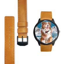 Load image into Gallery viewer, Australian Shepherd Print Wrist Watch - Free Shipping
