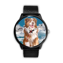 Load image into Gallery viewer, Australian Shepherd Print Wrist Watch - Free Shipping