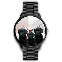 Load image into Gallery viewer, Black Labrador Retriever Print Wrist Watch - Free Shipping