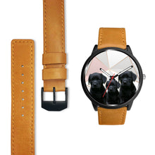 Load image into Gallery viewer, Black Labrador Retriever Print Wrist Watch - Free Shipping