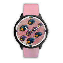 Load image into Gallery viewer, Achilles Tang (Acanthurus Achilles) Fish Print Wrist watch - Free Shipping