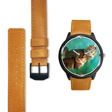 Load image into Gallery viewer, American Bobtail Cat Art Print Wrist watch - Free Shipping