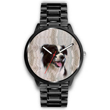 Load image into Gallery viewer, Border Collie Dog Print Wrist Watch-Free Shipping
