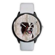 Load image into Gallery viewer, Border Collie Dog Print Wrist Watch-Free Shipping