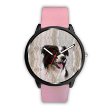 Load image into Gallery viewer, Border Collie Dog Print Wrist Watch-Free Shipping