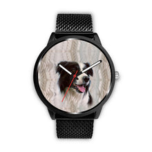 Load image into Gallery viewer, Border Collie Dog Print Wrist Watch-Free Shipping
