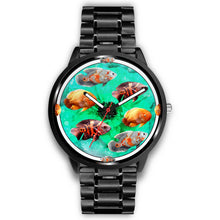 Load image into Gallery viewer, Beautiful Oscar Fish Print Wrist watch - Free Shipping