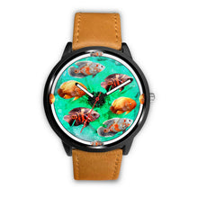 Load image into Gallery viewer, Beautiful Oscar Fish Print Wrist watch - Free Shipping