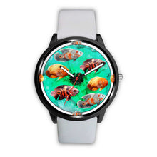 Load image into Gallery viewer, Beautiful Oscar Fish Print Wrist watch - Free Shipping
