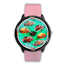 Load image into Gallery viewer, Beautiful Oscar Fish Print Wrist watch - Free Shipping