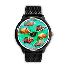 Load image into Gallery viewer, Beautiful Oscar Fish Print Wrist watch - Free Shipping