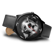 Load image into Gallery viewer, Beagle Enjoying Music Print Wrist Watch- Free Shipping