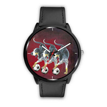 Load image into Gallery viewer, Awesome Bluetick Coonhound Dog Print Wrist Watch-Free Shipping
