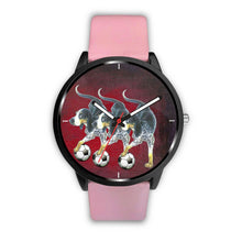 Load image into Gallery viewer, Awesome Bluetick Coonhound Dog Print Wrist Watch-Free Shipping