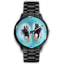 Load image into Gallery viewer, Amazing Doberman Pinscher Dog Print Wrist Watch-Free Shipping