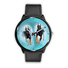 Load image into Gallery viewer, Amazing Doberman Pinscher Dog Print Wrist Watch-Free Shipping