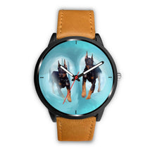 Load image into Gallery viewer, Amazing Doberman Pinscher Dog Print Wrist Watch-Free Shipping