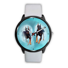 Load image into Gallery viewer, Amazing Doberman Pinscher Dog Print Wrist Watch-Free Shipping