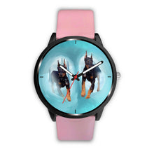Load image into Gallery viewer, Amazing Doberman Pinscher Dog Print Wrist Watch-Free Shipping