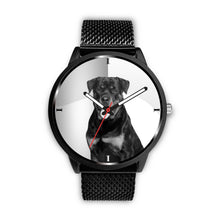Load image into Gallery viewer, Amazing Rottweiler Dog Print Wrist Watch- Free Shipping