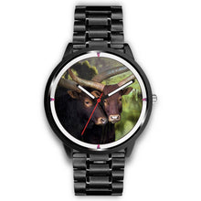 Load image into Gallery viewer, Ankole Watusi Cattle Print Wrist watch - Free Shipping