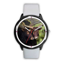 Load image into Gallery viewer, Ankole Watusi Cattle Print Wrist watch - Free Shipping