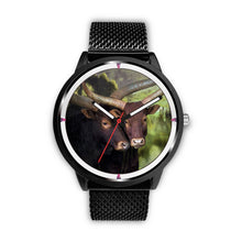 Load image into Gallery viewer, Ankole Watusi Cattle Print Wrist watch - Free Shipping