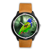 Load image into Gallery viewer, Blue Headed Parrot Art Print Wrist watch - Free Shipping