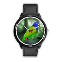 Load image into Gallery viewer, Blue Headed Parrot Art Print Wrist watch - Free Shipping