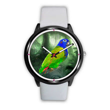 Load image into Gallery viewer, Blue Headed Parrot Art Print Wrist watch - Free Shipping