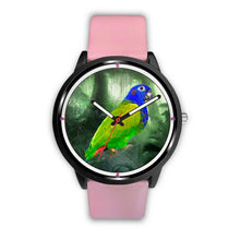 Load image into Gallery viewer, Blue Headed Parrot Art Print Wrist watch - Free Shipping