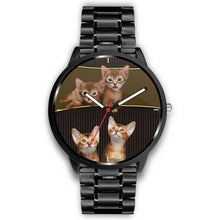 Load image into Gallery viewer, Abyssinian cat Print Wrist Watch-Free Shipping